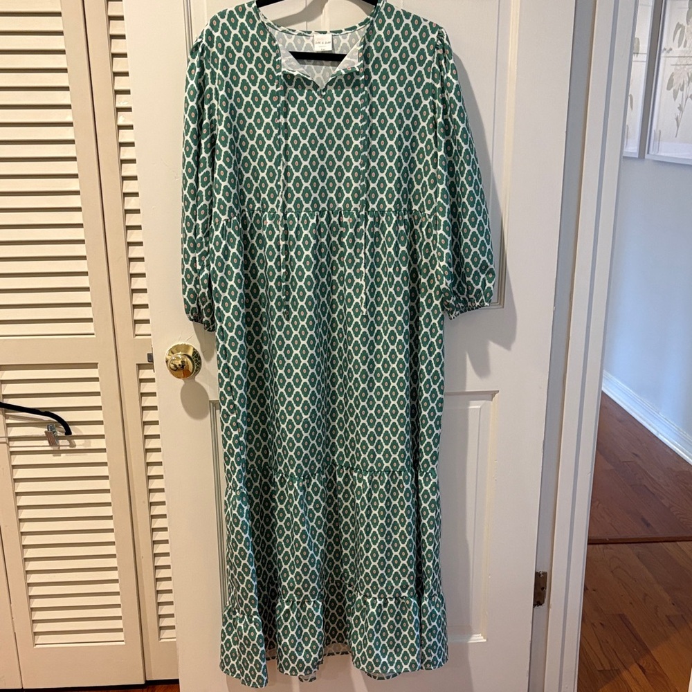 Silk and Salt Maxi Dress Size XL